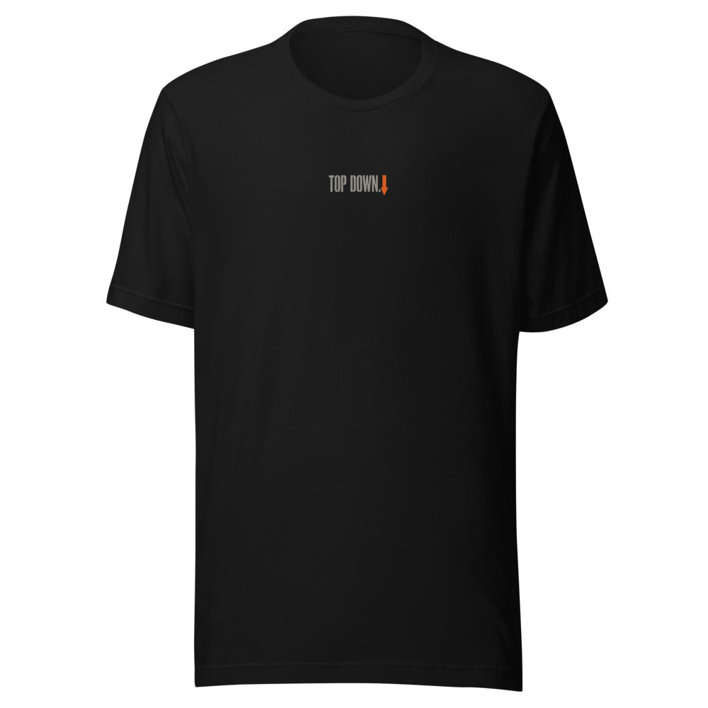 TOP DOWN. Tee front print