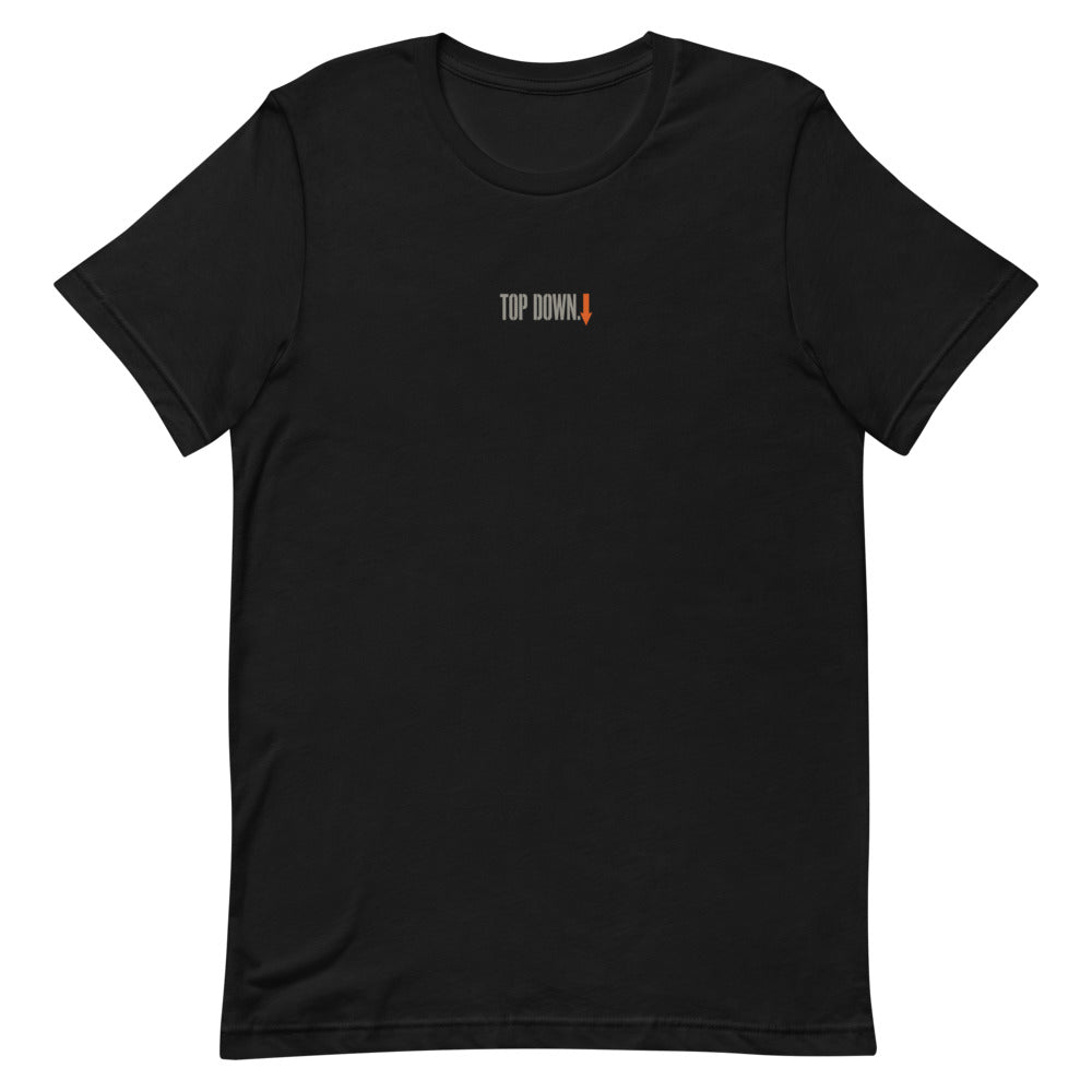 TOP DOWN. Tee alternate view