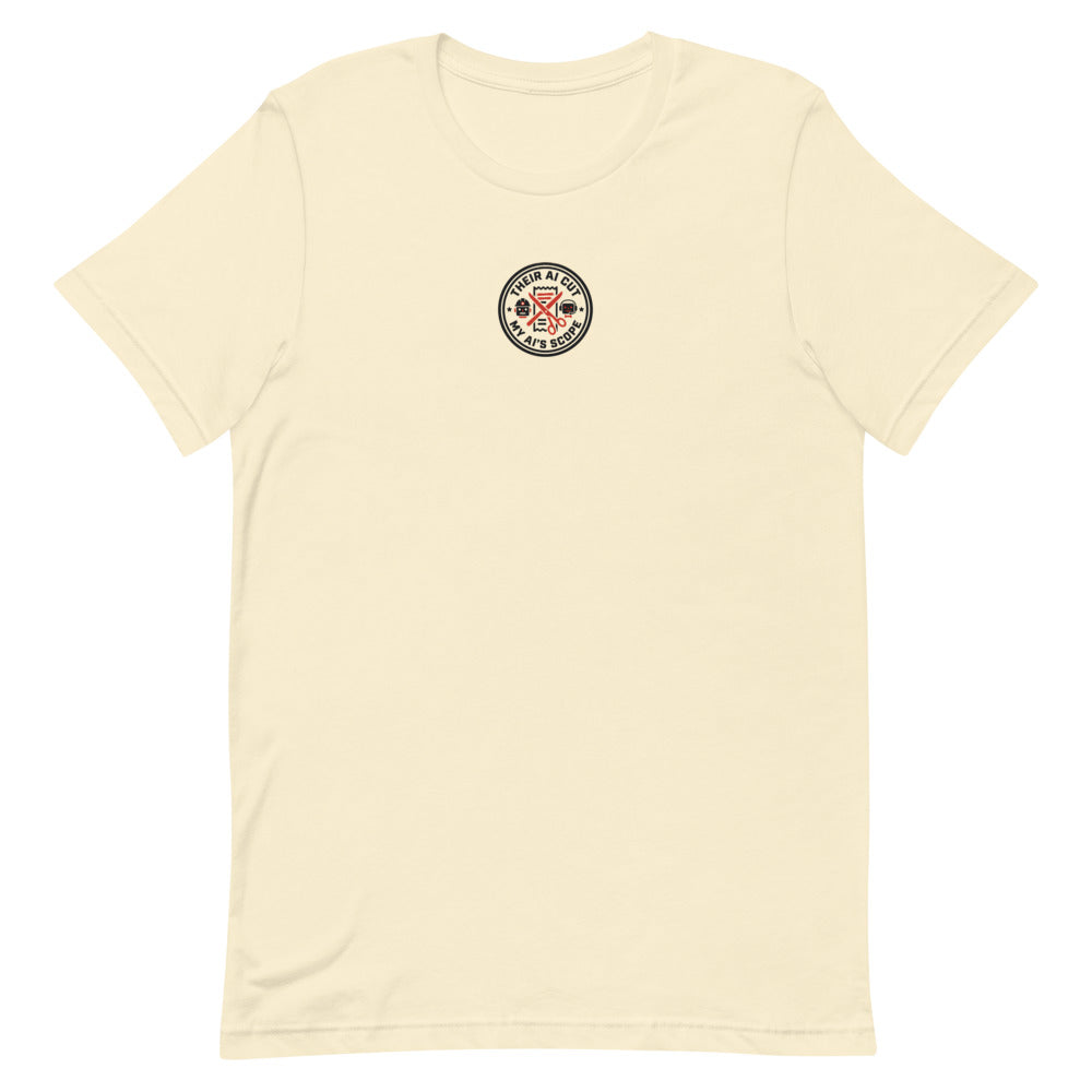 Their AI Cut My AI's Scope Tee alternate view