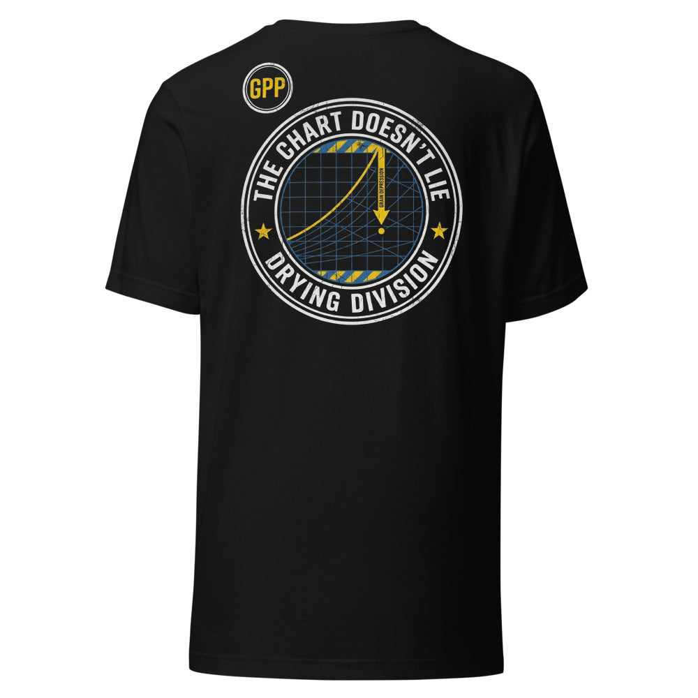 The Chart Doesn't Lie Tee back print
