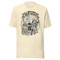 STILL WAITING ON THE DESK ADJUSTER Tee front print