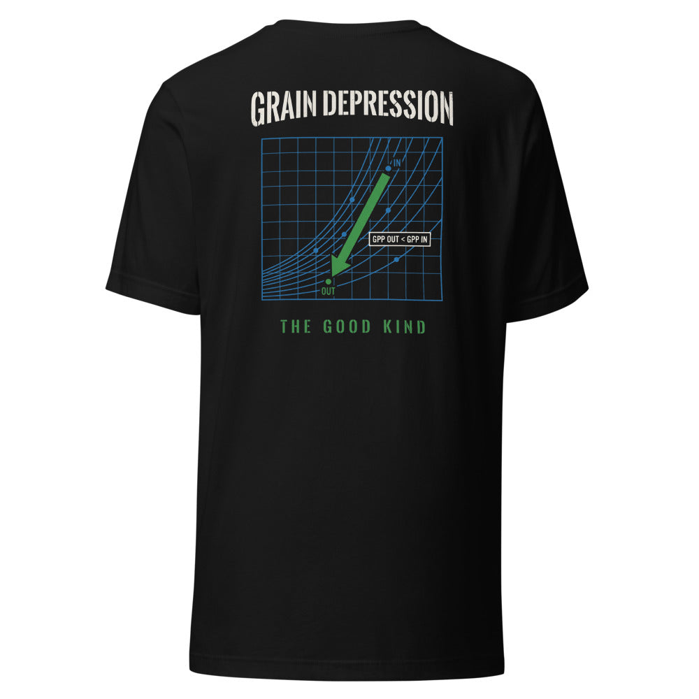Grain Depression: The Good Kind Tee back print
