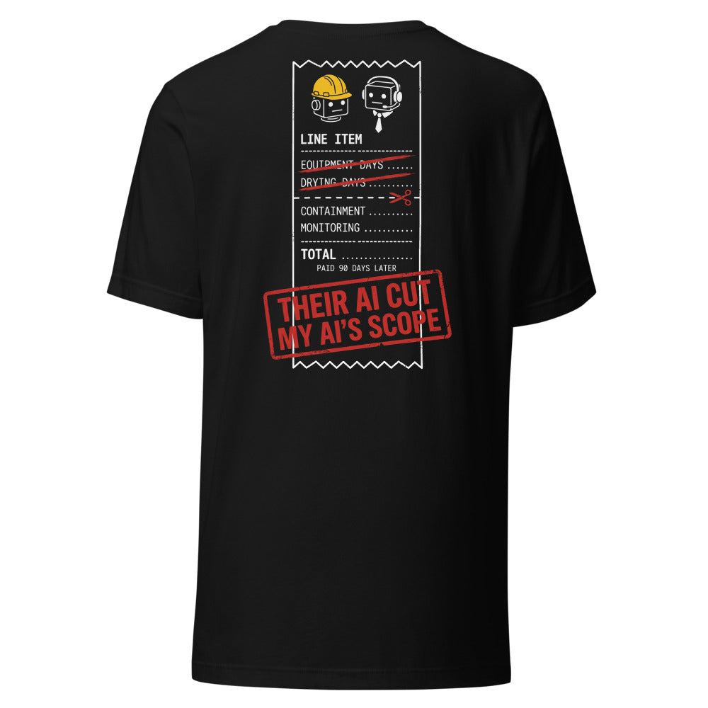Their AI Cut My AI's Scope Tee back print