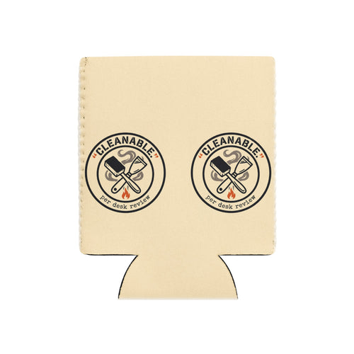 "CLEANABLE." Can Cooler mockup 1