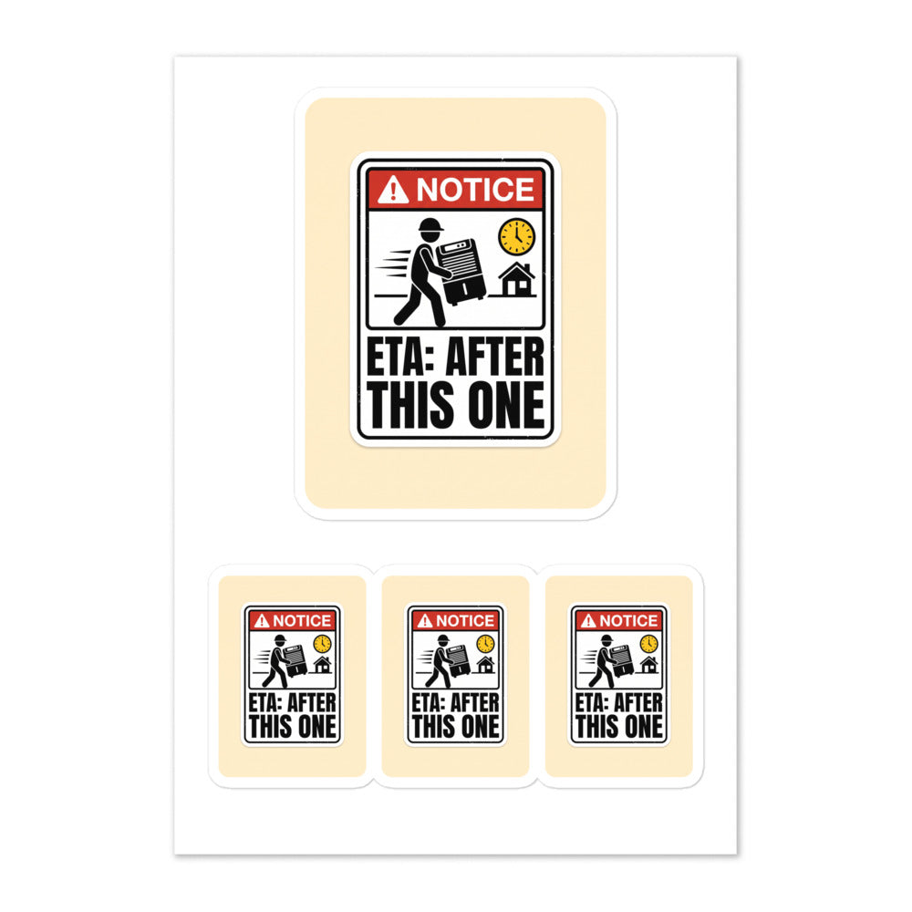 ETA: AFTER THIS ONE Hard Hat Sticker Sheet mockup 1