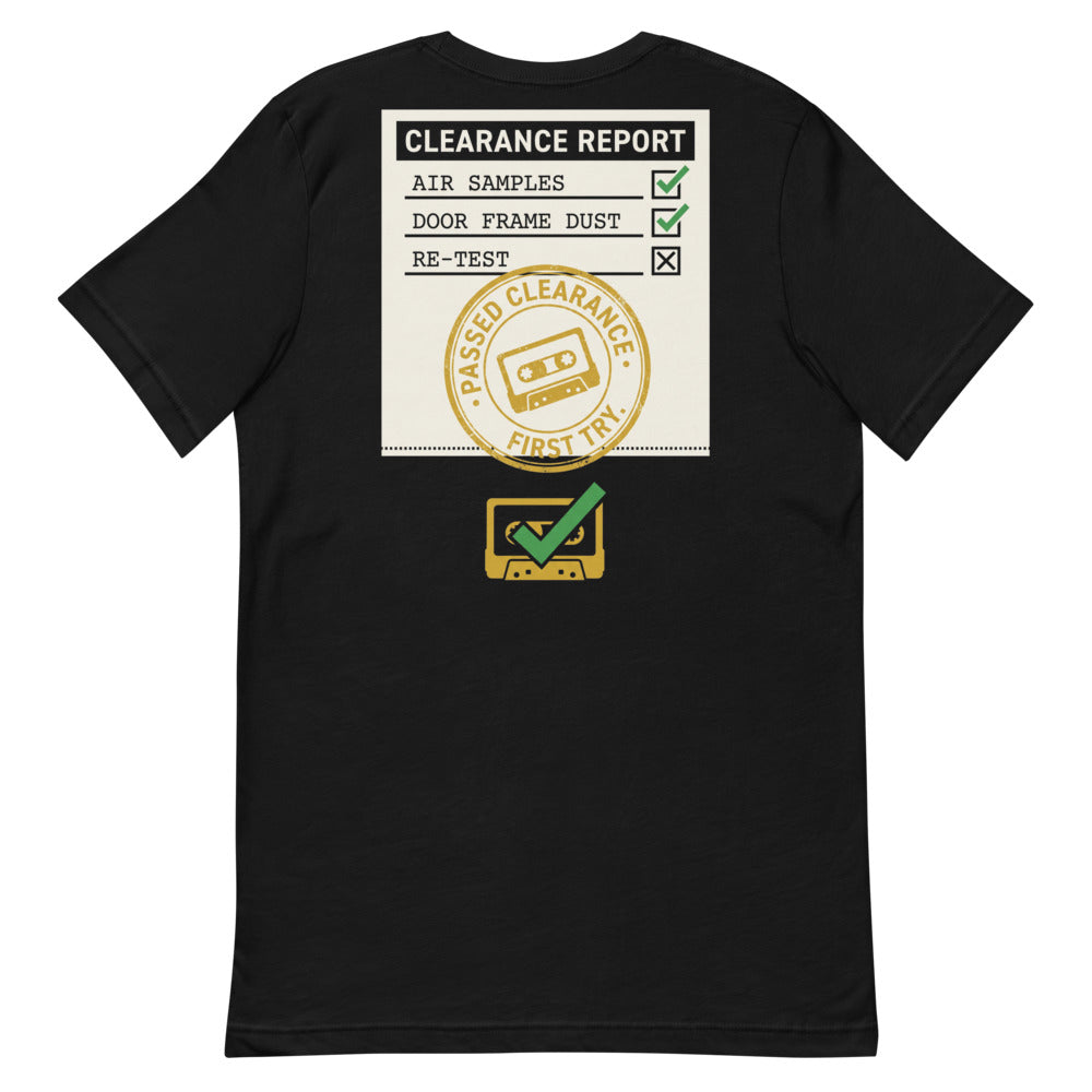 PASSED CLEARANCE. FIRST TRY. Tee alternate view