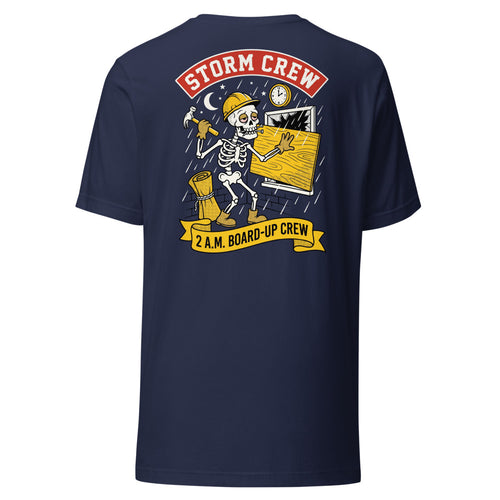 2 A.M. BOARD-UP CREW Tee back print